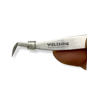 Pince à épiler Mega Volume 25mm pour extensions de cils Botte de cils en acier inoxydable avec logo personnalisé avec épaisseur de 0.03 à 0.05 - Product Image 2
