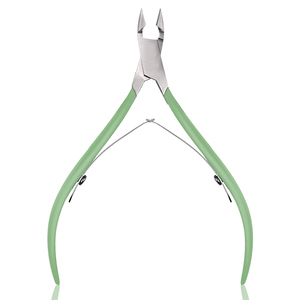 กรรไกรตัดหนังกำพร้าสีเขียวพาสเทล ด้ามจับนุ่ม สแตนเลสสตีล ตัดเล็บได้อย่างแม่นยำ อุปกรณ์ทำเล็บมืออาชีพ - Product Image 1