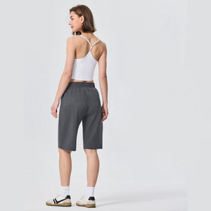 Shorts Hip Hop pour femmes, vêtements décontractés d'été, tissu en coton durable, streetwear élégant, coupe confortable, respirant, élastique - Product Image 6