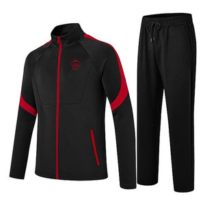 Athletic Training Fitness Activewear Set Sports Tracksuit Men Heavyweight Winter Performance Jacket <b>Trousers</b> Comfortable - Product Image 1