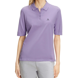 Polo de Algodón para Mujer, Diseño Sólido, Manga Corta, Tejido, Informal, Transpirable, con Botones, Ropa de Verano 2026, Polo Informal para Mujer - Product Image 1