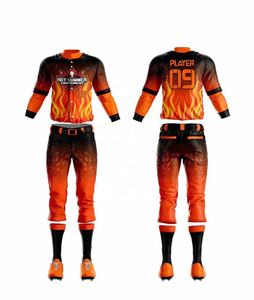 Maillots de baseball personnalisés OEM pour équipes, respirants, à séchage rapide, ensembles uniformes par sublimation numérique avec pantalon - Product Image 3