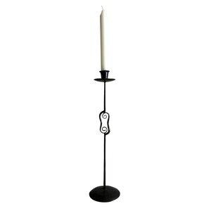 Candelabro de pilar hecho a mano con acabado de hierro metálico con recubrimiento en polvo para decoración, iluminación, fotografía y mesa de comedor. - Product Image 4