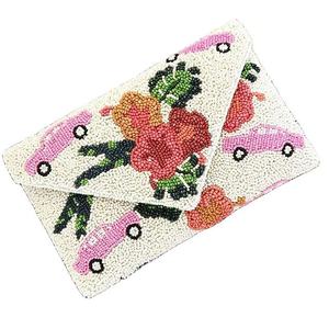 Nouveau sac de soirée pour femme, pochette à bandoulière perlée, motif nœud de Noël, pour mariage et fête, chic et tendance - Product Image 4