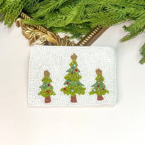 Monedero artesanal con cuentas de estilo bohemio para mujer, hecho a mano, con diseño floral moderno. - Product Image 1