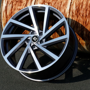 <span class=keywords><strong>Prix</strong></span> de gros Jantes en alliage moulé noir usiné 17 18 pouces 5x100 5x112 pour Volkswagen <span class=keywords><strong>Golf</strong></span> - Product Image 3
