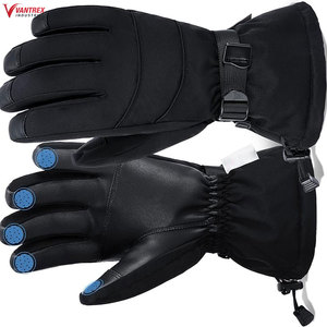 Nouvelles gants de sport décontractés d'hiver, chauds, imperméables, avec paume en cuir de chèvre, coupe-vent, pour snowboard et ski, séchage rapide - Product Image 5