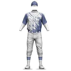 Uniforme de Béisbol de Manga Corta de Alta Calidad, Transpirable y de Secado Rápido, 100% Poliéster, para Jugadores Adultos - Product Image 1