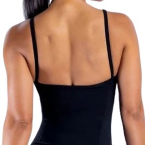 <b>Women</b> <b>Black</b> Spaghetti Strap <b>Tank</b> <b>Top</b> Slim Fit Sleeveless Camisole Workout Yoga Gym Activewear Casual Summer Sportswear Outfit - Product Image 6