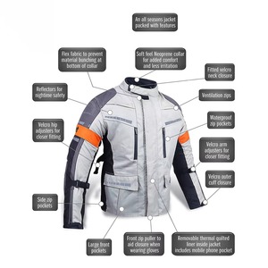 Men Windproof <b>Motorcycle</b> <b>Jacket</b> Plus Size Racing Sportswear with Protective Armor Textile Riding Gear Motorbike Auto Racing - Product Image 4