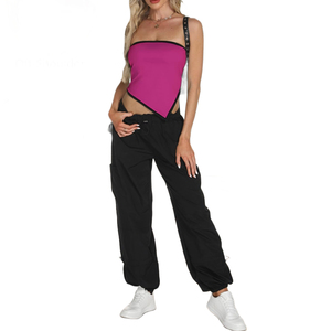 Top Corto sin Tirantes para Mujer, Elástico, con Logotipo y Color Personalizados, para Verano, Estilo Divertido y Moderno, OEM - Product Image 5