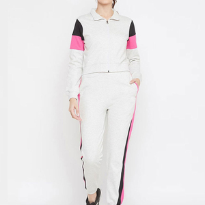 Chándal Deportivo para Mujer, Ligero, Ecológico y Transpirable, con Logotipo Personalizado OEM ODM, 2 Piezas, 100% Poliéster, Chaqueta con Cremallera y Capucha - Product Image 1