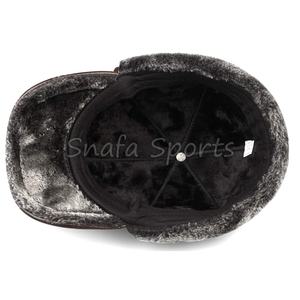 Casquettes de baseball unisexes en cuir véritable pour hommes et femmes, ajustables, vente en gros, personnalisables, mode, OEM, prix abordable, casquette en cuir - Product Image 4