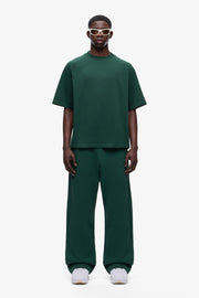 T-shirt Homme Vert Foncé Oversize 100% Coton Col Rond Décontracté Streetwear Coupe Classique Personnalisable Marque Privée Séchage Rapide Haute Qualité - Product Image 3