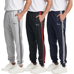 Jogging amples à jambe droite pour hommes – Pantalon de survêtement 100 % coton molletonné avec personnalisation de la marque - Product Image 4