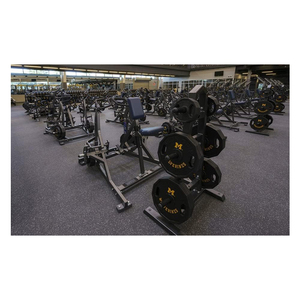 Tapis de sol en caoutchouc emboîtable pour salle de sport, épaisseur 20-50 mm, revêtement de sol sportif intérieur - Product Image 4