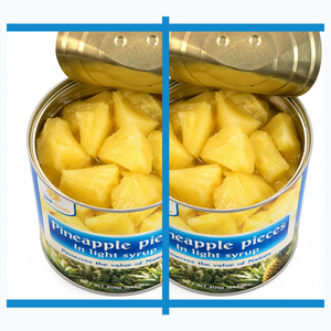 Best Rate Factory In Vietnam Top Selling Tasty <b>Pineapple</b> Pieces in <b>Light</b> Syrup Packed in Various Size Can - Product Image 4