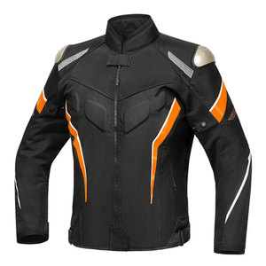 ชุดมอเตอร์ไซค์สำหรับแข่งแบบกันน้ำ ดีไซน์ OEM ผลิตจากผ้าคอร์ดูร่า ประกอบด้วยเสื้อแจ็คเก็ตและกางเกง - Product Image 6