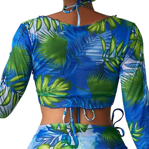 Custom Logo Front Women's Sexy 4 Piece Bikini Set Breathable Lightweight Swimwear for Girls Stylish <b>Bras</b> Made in Pakistan - Product Image 6