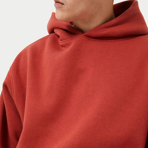 Sweat à capuche de haute qualité en coton lourd 100% personnalisé, sweat à capuche oversize uni, impression 3D, plusieurs couleurs d'automne pour hommes - Product Image 6
