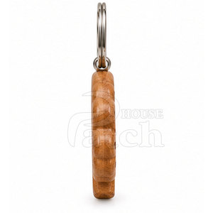 Decorative Wooden Keychain Personalized Wood <b>Key</b> <b>Ring</b> Custom Design For Gifts Backpacks Handbags Travel Gear And <b>Accessories</b> - Product Image 5
