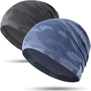 Gorro de malla ligero, transpirable e impermeable con camuflaje, unisex, 100% poliéster, para ciclismo, running, forro de casco, venta al por mayor - Product Image 1