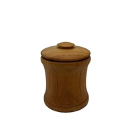 Lot de 2 bols à sucre en bois avec couvercles, cuillère, pot à sucre et bouteilles de rangement