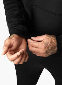 Sweat-shirts à capuche pour hommes, design personnalisé OEM, style élégant, faible MOQ, polaire d'hiver, haute qualité, poids lourd, épais, sweat-shirt vierge - Product Image 6