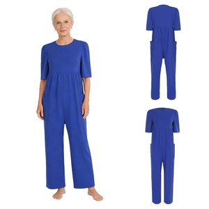 Monos adaptados para mujeres mayores con necesidades especiales, mono para pacientes con Alzheimer y demencia, necesidades especiales para personas mayores. - Product Image 2