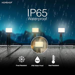 Lámpara Solar para Poste de Jardín, Impermeable, 112 LED, Decorativa, para Puerta, Jardín, Hogar, Muro Perimetral - Product Image 6