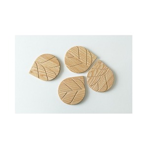 Natural Acacia Wooden Drink Coasters Featuring Smooth Polished Finish For Coffee Tables Dining Areas And Office <b>Desks</b> - Product Image 1