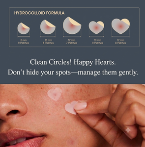 Reusoul Hydrocolloid Collagen Blemish AC Cica Spot Cover Patches Traitement des Imperfections Patch Hydrogel Forme Circulaire 41 Patchs Tous Types de Peau - Product Image 2
