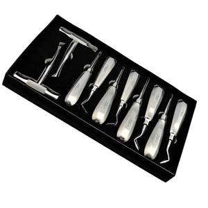 ชุดอุปกรณ์ยกถอนรากฟันแบบแมนนวล ทำจากสแตนเลส จำนวน 10 ชิ้น ยี่ห้อ Shuja Surgico - Product Image 5
