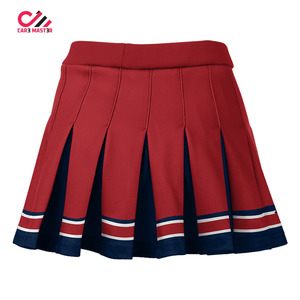 Jupe plissée décontractée personnalisée pour femme, couleur unie, été, écologique, douce, respirante, avec doublure de sécurité, uniforme scolaire - Product Image 1