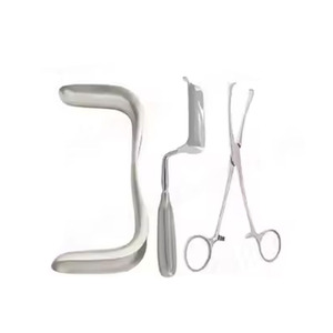 PISSCO Reusable Gynecological <b>Instrument</b> Set Gynecology Surgical <b>Instrument</b> Kit Stainless Steel Made By Pissco - Product Image 6