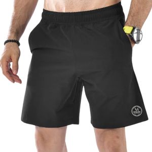 Shorts Confortables Noirs pour Hommes – Respirants, Légers, Décontractés, pour Tous les Jours, Coupe Ample, Idéaux pour la Gym, le Sport et l'Été – Personnalisation OEM - Product Image 3
