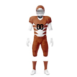 Ensemble de maillots de football américain personnalisés de haute qualité, tenue de sport robuste par sublimation, séchage rapide, vêtements d'entraînement et de match pour équipe - Product Image 2