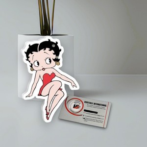 Plaques à cils magnétiques en acrylique personnalisées Betty Boop, motif diamant carré, pour extensions de cils, marque privée, vente en gros - Product Image 2