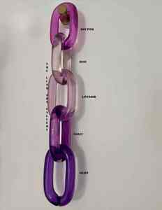 โซ่เรซิ่นใสแบบหนาคุณภาพสูง โซ่เส้นใหญ่สำหรับตกแต่งบ้านและสำนักงาน มีหลายขนาดให้เลือก - Product Image 5