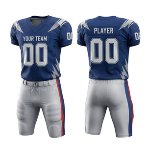 Conjunto de Uniforme de Fútbol Americano Personalizado, Jersey y Pantalones Sublimados, 100% Poliéster, Transpirable, de Secado Rápido, para Hombre, Venta al Por Mayor, Hecho en Sialkot - Product Image 2