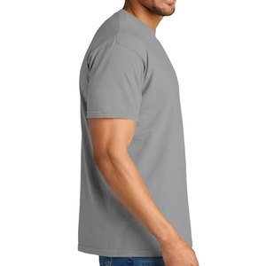 Wholesale Men's Organic Cotton Bamboo Blend <b>T</b>-<b>Shirt</b> Lightweight Breathable Short Sleeve Blank Casual Chest <b>Pocket</b> <b>T</b>-<b>Shirt</b> - Product Image 4