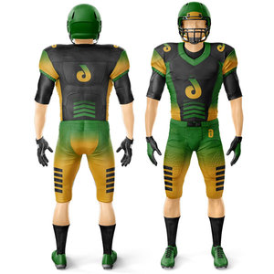 Custom Logo Design Digital Print American Football Jersey Uniform Plus Size Breathable <b>Compression</b> Sports Trendy Jersey Set - Product Image 1