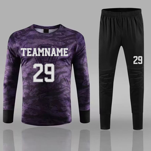 Nuevo Diseño de Camiseta de Portero de Fútbol Sublimada, Camiseta de Fútbol Corta Transpirable, Uniforme de Árbitro con Nombre del Equipo, Traje Deportivo para Hombre - Product Image 2