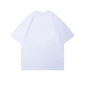 Camiseta Extra Grande para Hombre, Manga Corta, Cuello Redondo, Estampado de Letras, Estilo Urbano, Tejido de Punto Jersey, Algodón - Product Image 6