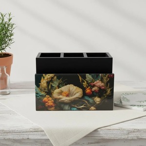 Support de rangement en bois finition naturelle, organisateur décoratif pour bureau et articles ménagers – Offre spéciale - Product Image 3