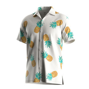 Relaxed Holiday Wear <b>Men's</b> Hawaiian <b>Shirt</b> <b>Bright</b> Floral Design <b>Men's</b> 100% Polyester Hawaiian <b>Shirt</b> Cheap Price Wholesale Rate - Product Image 5