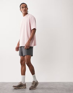 <b>Men</b> <b>Green</b> Short Sleeve O-Neck Cotton T-Shirt Oversized Fit Casual Solid Color Jersey Knitted <b>Top</b> with Star Print - Product Image 4