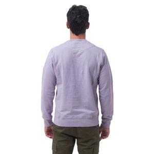 Sweat-shirt à col rond en molleton d'hiver 100% coton de haute qualité, broderie de logo personnalisée, teinture unie, respectueux de l'environnement, pour hommes, OEM - Product Image 5
