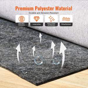 Almohadilla protectora para alfombras de 8 'X 10', pinza para alfombrillas de 0,24 "de grosor para todos los pisos y todos los tipos de pisos - Product Image 4