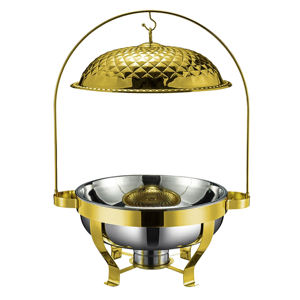 Plat de service élégant et classique pour buffet, en acier inoxydable, idéal pour les hôtels de luxe, les événements et les restaurants haut de gamme - Product Image 1